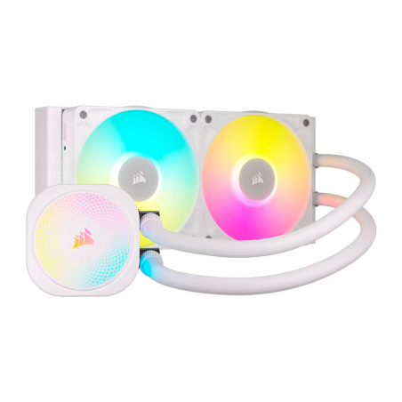 WATER COOLING CORSAIR ICUE LINK TITAN 240 RX RGB 2X CPU COOLER 240MM WHITE