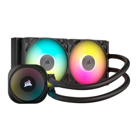 Water Cooling Corsair Icue Link Titan 240 Rx Rgb 2x Cpu Cooler 240mm White