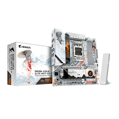 MOTHER GIGABYTE B850M AORUS ELITE WIFI 7 ICE-P EDICIÓN LIMITADA