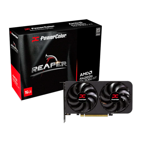 PLACA DE VIDEO AMD RADEON RX 9060 XT 16GB GDDR6 POWERCOLOR REAPER
