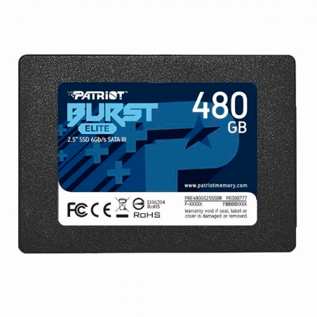 Disco Solido Ssd 2.5 Patriot 480gb Elite 450mb/s
