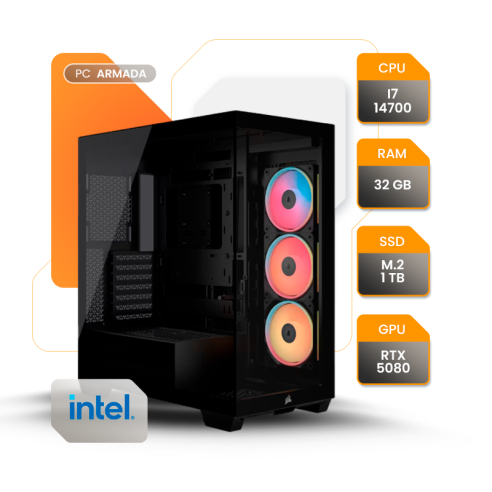 Pc Gamer I7 14700 Rtx 5080 32gb Ssd...