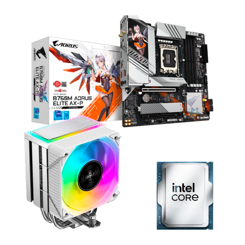 COMBO INTEL CORE I5 12400 + B760 D5 + COOLER