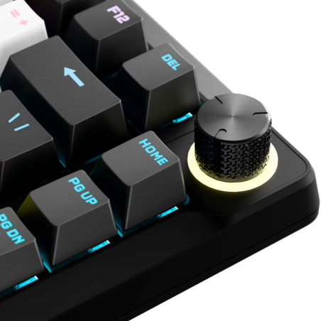 Teclado Magnético Corsair Makr Pro 75 Hall Efect Diy English Black