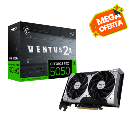 Placa De Video Msi Geforce Rtx 5050 Ventus 2x Oc 8gb