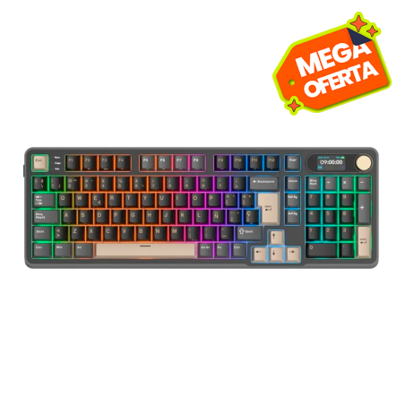 Teclado Royal Kludge Rks98 Wireless Phantom Switch Chartreuse 96%