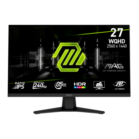 Monitor Gamer Msi Mag 27" 274qf X24 Rapid Ips 240hz 0,5ms Wqhd