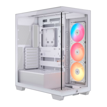 Gabinete Corsair 3500x Rs-r Argb Mid Tower Blanco