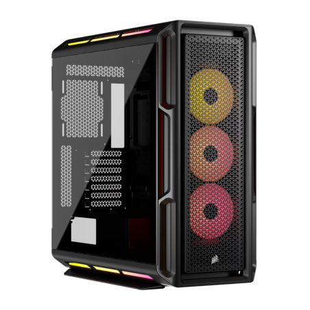 Gabinete Corsair Icue Link 5000t Lx Rgb Mid Tower Negro
