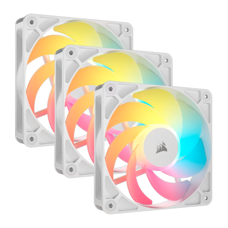 Fan Cooler Corsair Rs120-r Argb 120mm White Pack X3