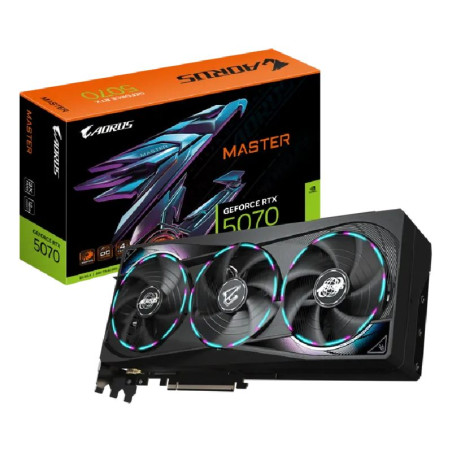Placa de Video GIGABYTE AORUS GeForce RTX 5070 MASTER 12G