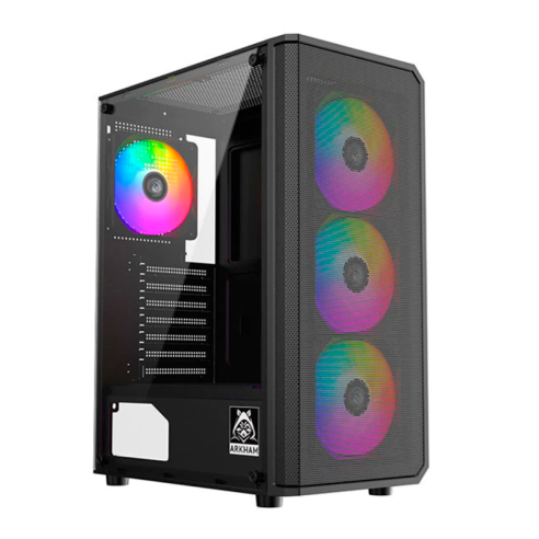 GABINETE ARKHAM MEL 4X FAN ARGB ATX