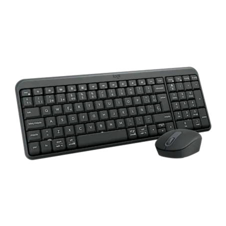Teclado Y Mouse Logitech Mk250 Wireless Black