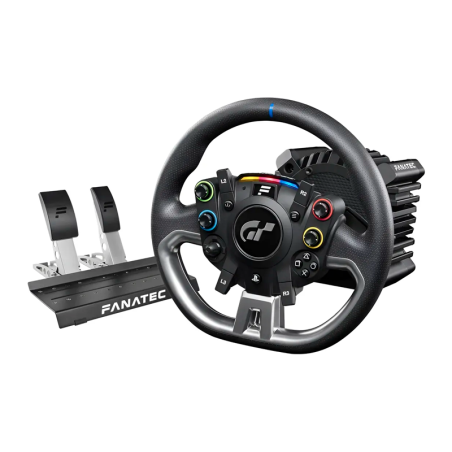 Simulador Volante Y Cockpit Fanatec Dd Pro Gt + Estructura Y Asiento Csl V1.5