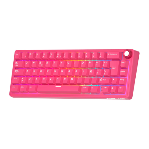 Teclado Royal Kludge Rkr65 Berry Red...