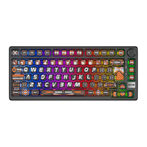 TECLADO MAGNÉTICO ROYAL KLUDGE RKM75 HE HEPHAESTUS SWITCH MINT 75%