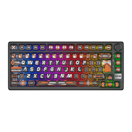 Teclado Magnético Royal Kludge Rkm75 He Hephaestus Switch Mint 75%