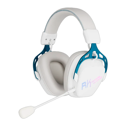 AURICULAR GAMER INALAMBRICO ROYAL KLUDGE HG103 CYBORG WHITE TRI MODE