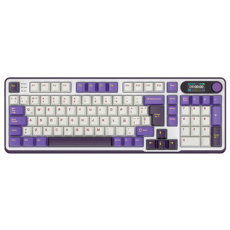 Teclado Royal Kludge Rks98 Wireless Blackberry Switch Beige 96%