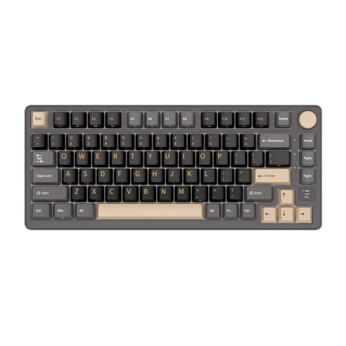 TECLADO ROYAL KLUDGE RKM75 WIRELESS PHANTOM SWITCH CREAM 75%