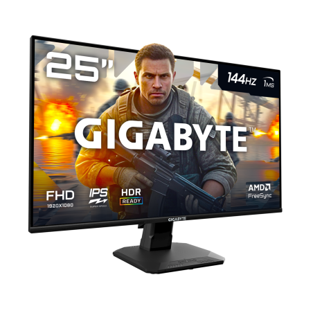Monitor Gigabyte Gamer 24,5" Gs25f14 144hz 1ms Fhd