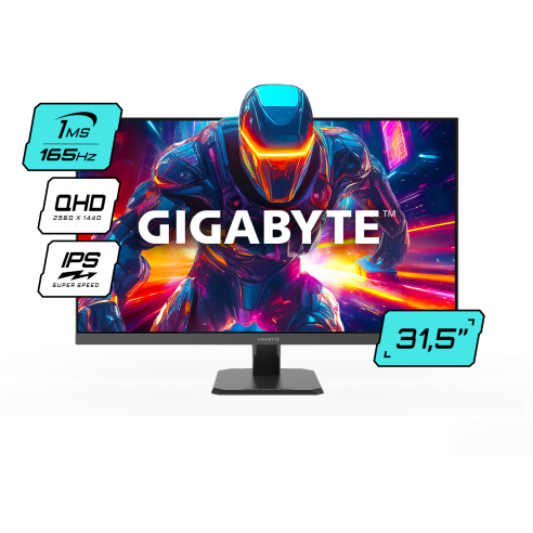 MONITOR GAMER 32" GIGABYTE GS32Q IPS 165HZ QHD 1MS