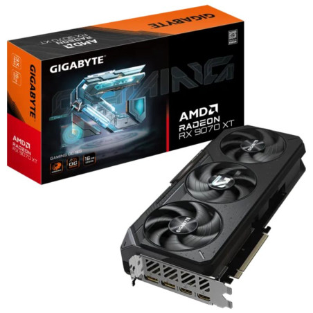 PLACA DE VIDEO GIGABYTE RADEON RX 9070 XT GAMING OC 16GB