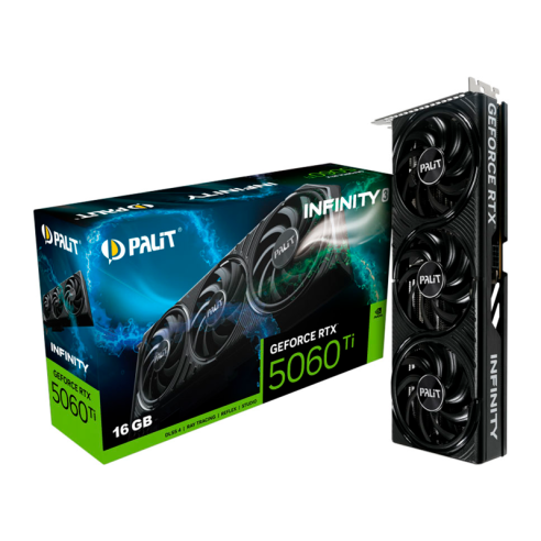 PLACA DE VIDEO GEFORCE RTX 5060 TI 16GB PALIT INFINITY III GDDR7