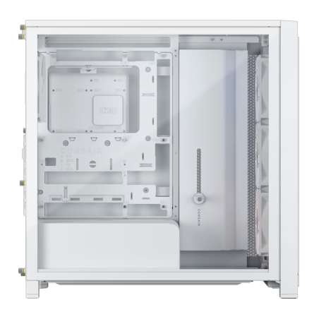 Gabinete Corsair Frame 4000x Rs Mid-tower Tg Fan X4 White Panel Frontal Rgb Airflow