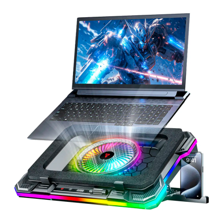 Base Refrigerante Para Notebook Fantech Nc22 Black