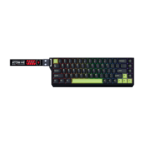TECLADO MAGNÉTICO INALÁMBRICO FANTECH ATOM HE68 PRO MK922 MORI - BLACK (EMERALD SWITCH) 68%