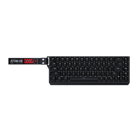 Teclado Magnético Cableado Fantech Atom He68 Mk811 Black (emerald Switch) 68% 8000hz