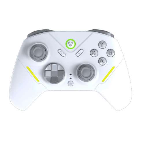 JOYSTICK INALÁMBRICO FANTECH ZENITH PRO WGP18 WHITE HALL EFFECT 1000HZ TRI-MODE + BASE DE CARGA