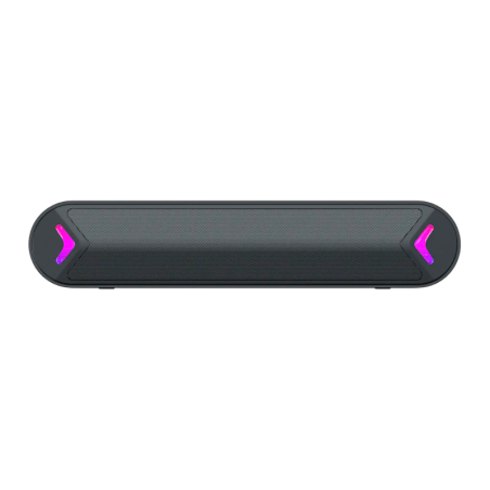 Barra De Sonido Inalámbrica Fantech Groove Bar Bs160 Black Rgb Wired/bt 6w