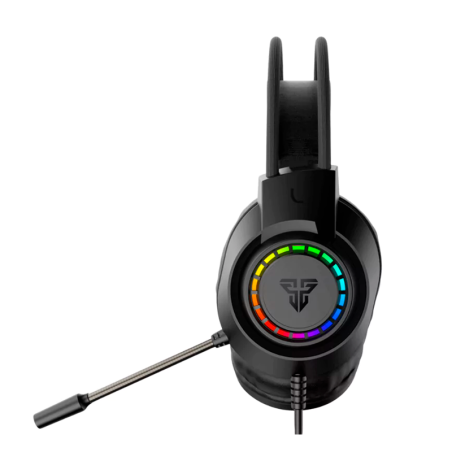 Auriculares Gamer Fantech Portal Hq55 Rgb Black 50mm 3.5mm