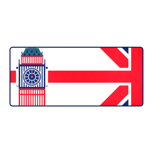 MOUSEPAD FANTECH MP905 VIBE LONDON TOUR LONDON TOUR CONTROL/SPEED XL 90X40 CM
