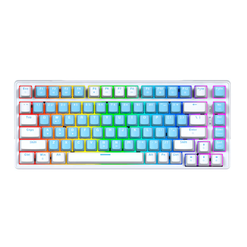 TECLADO MECÁNICO FANTECH ATOM X83 MK612 AME - BLUE (TARO SWITCH) 75% HOT-SWAP RGB USB-C