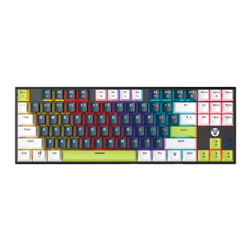 TECLADO MECÁNICO FANTECH ATOM87S MK877S MORI - BLUE (TARO SWITCH) 80% HOT-SWAP RGB USB-C