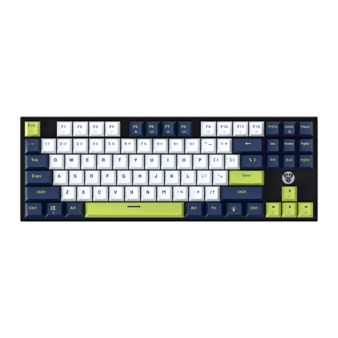 TECLADO MECÁNICO FANTECH ATOM87S MK877S MORI - WHITE (TARO SWITCH) 80% HOT-SWAP RGB USB-C