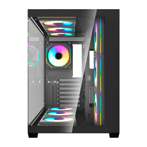 Gabinete Fantech Lumina X Cg85x Black...