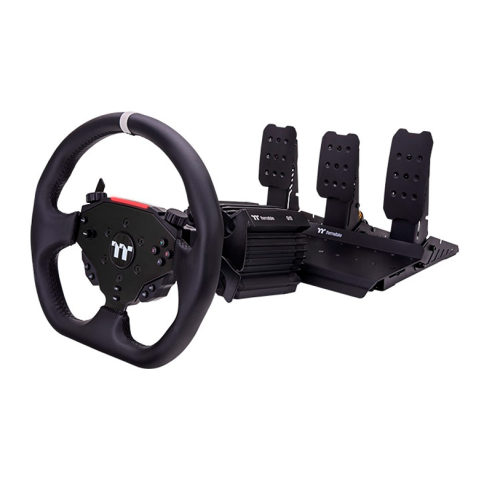 COMBO VOLANTE BASE Y PEDALES THERMALTAKE G15 TRIPLE DRIVE RACING 15NM PC