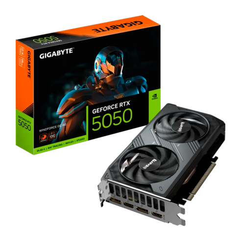 PLACA DE VIDEO GIGABYTE GEFORCE RTX 5050 WINDFORCE OC 8GB