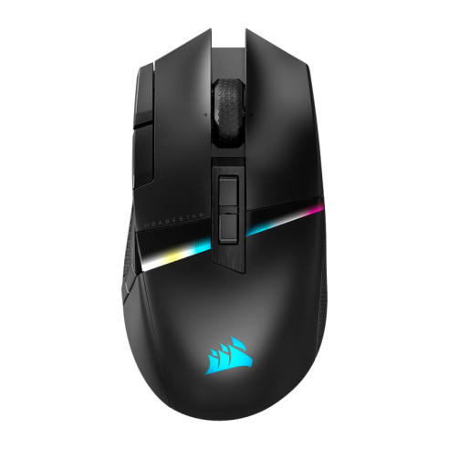 MOUSE CORSAIR GAMING DARKSTAR RGB MMO WIRELESS BLACK