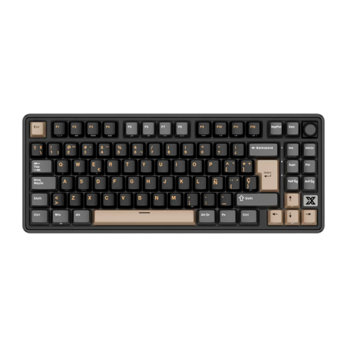 TECLADO ROYAL KLUDGE X87 PHANTOM SWITCH CREAMY 75%