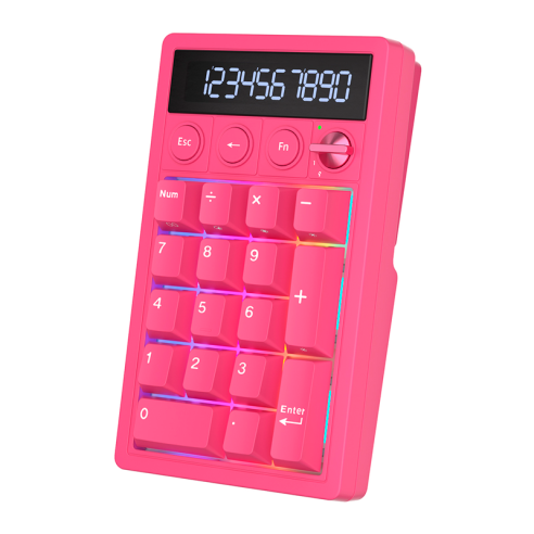 Teclado Royal Kludge Rkm20 Berry Red...