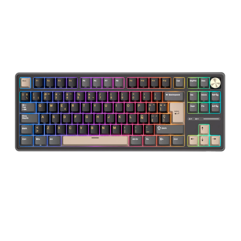 TECLADO ROYAL KLUDGE RKR87 PRO PHANTOM SWITCH CERAMY 75%