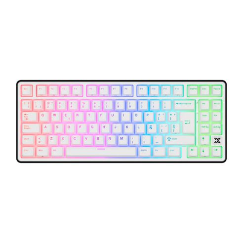 TECLADO ROYAL KLUDGE X87 BLACK NIGHT SWITCH CREAMY 75%