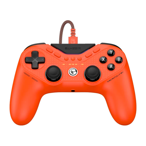 JOYSTICK CABLEADO GAMESIR TARANTULA CE 8K ORANGE TMR 8000HZ PC