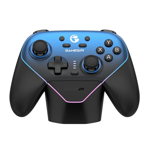 JOYSTICK INALÁMBRICO GAMESIR SUPER NOVA NIGHTFALL BLUE HALL EFFECT + DOCK