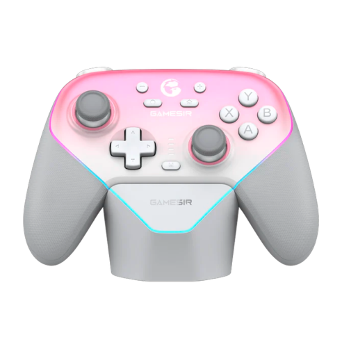 JOYSTICK INALÁMBRICO GAMESIR SUPER NOVA WHIPPED PINK HALL EFFECT + DOCK